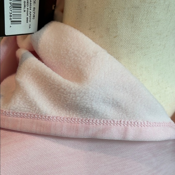 NEW Adidas Kids Light Pink Hoodie- Size Kids 7/8- Adidas Kids sweatshirt - Picture 4 of 7
